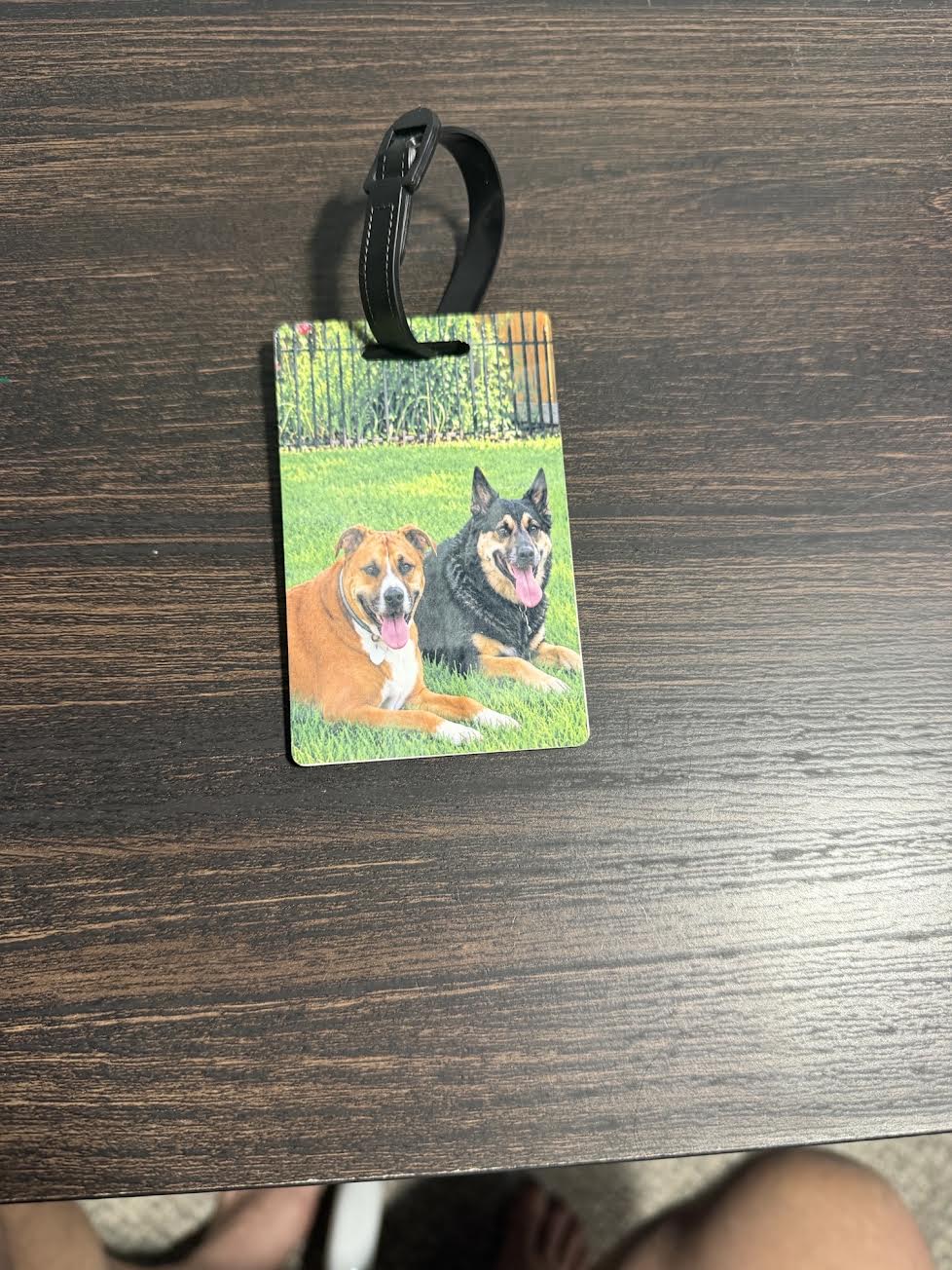 Custom Sublimated Luggage Tag